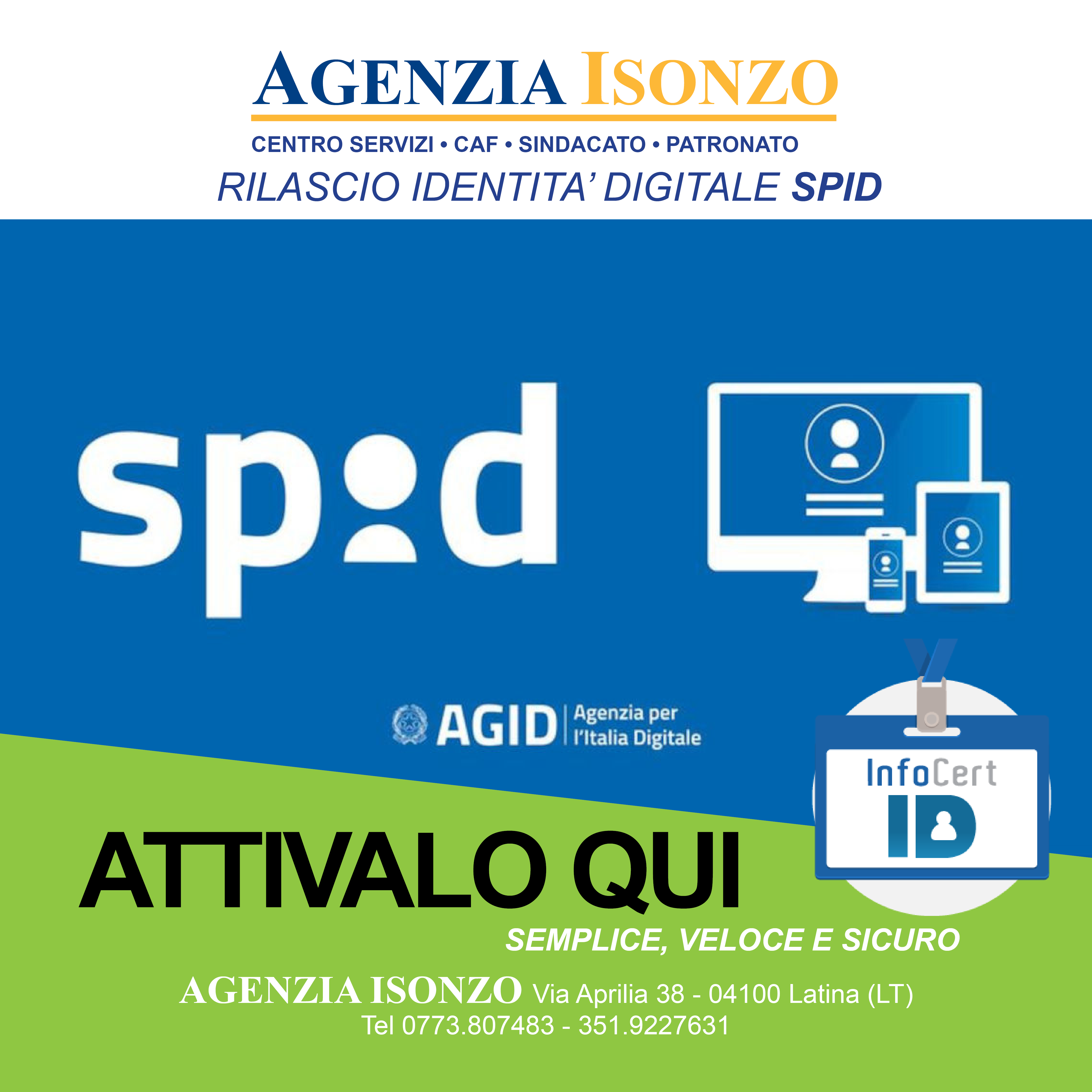 identità digitale SPID LATINA I